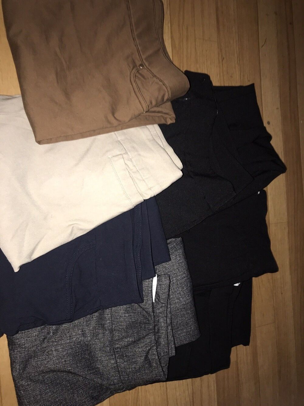 Women Pull On Pants Lot of 7 Pairs - Size 10p Mixed Brands